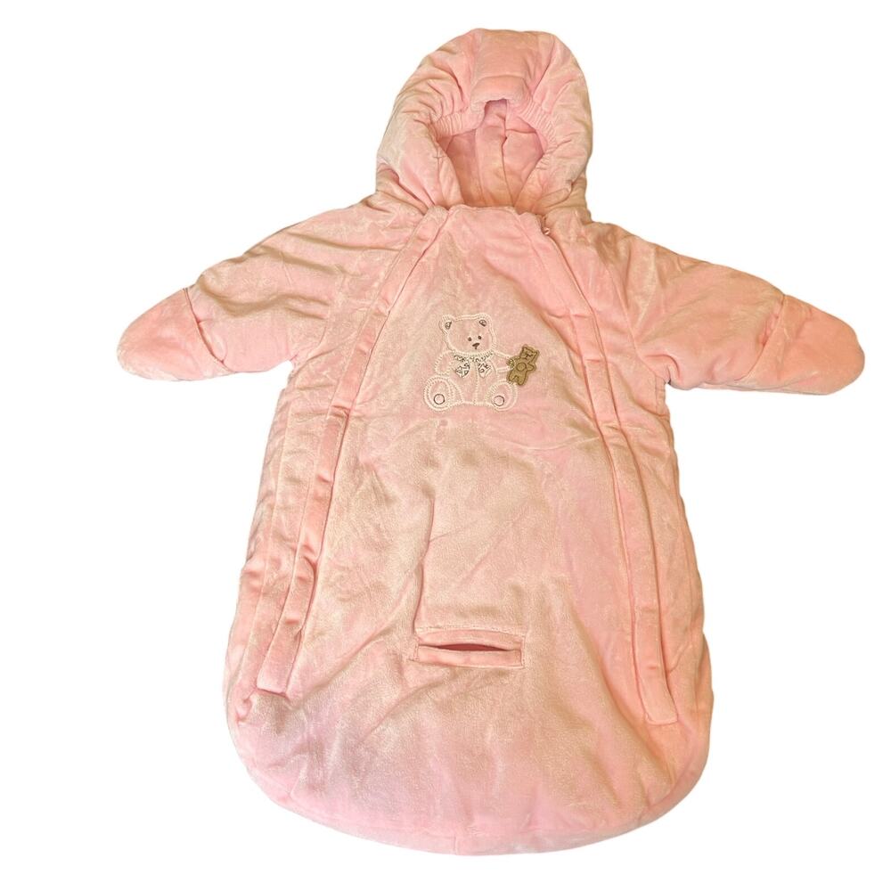 Baby Dove Bunting 0 - 6 months hooded snowsuit coverall carseat